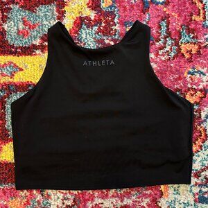 Athleta Conscious Crop Train Logo Bra SIZE M, CUP A-C